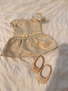 AG doll Retired Gold Holiday Brocade Outfit